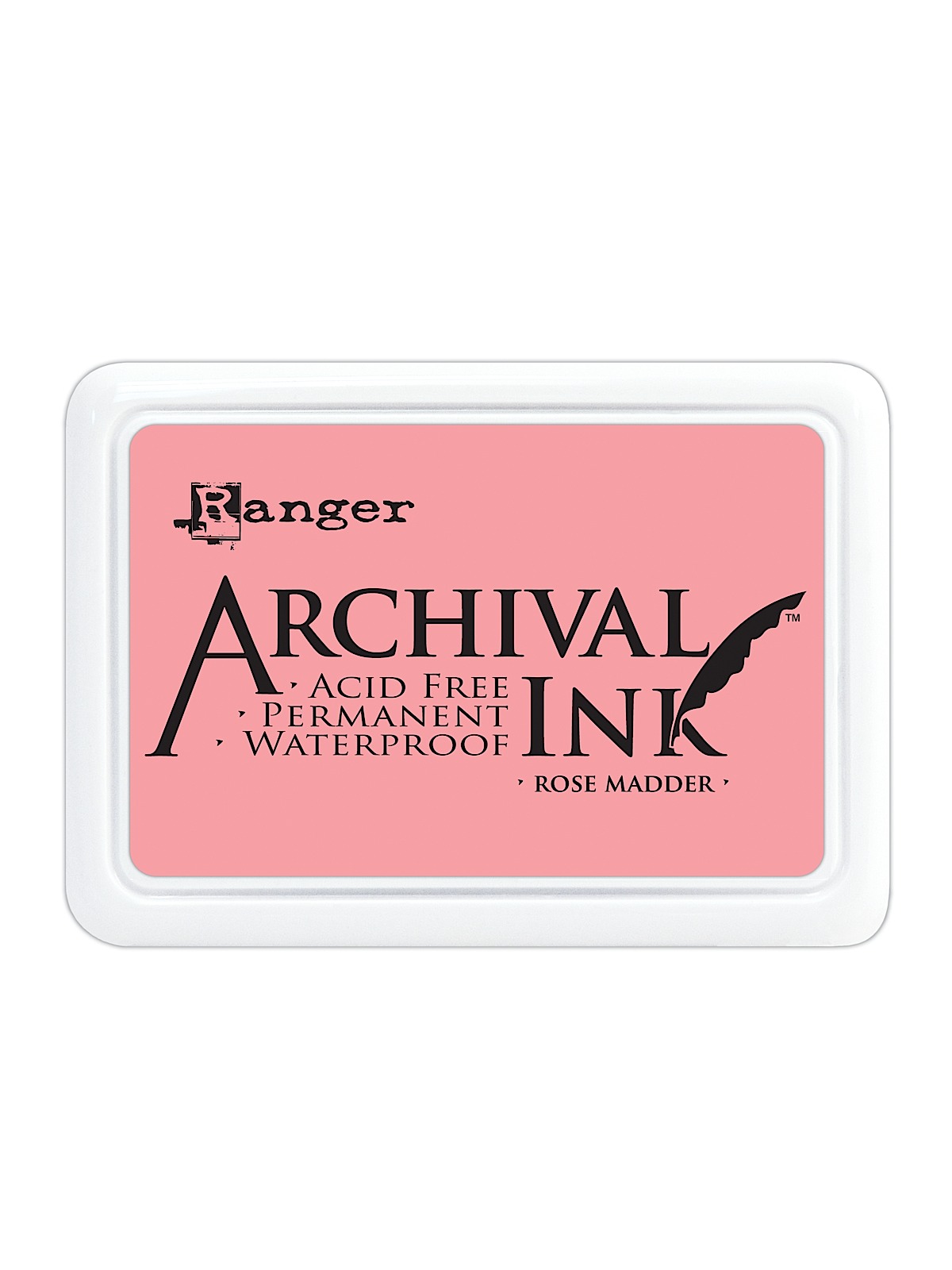 Archival Ink Rose Madder 2 1 2 In. X 3 3 4 In. Pad