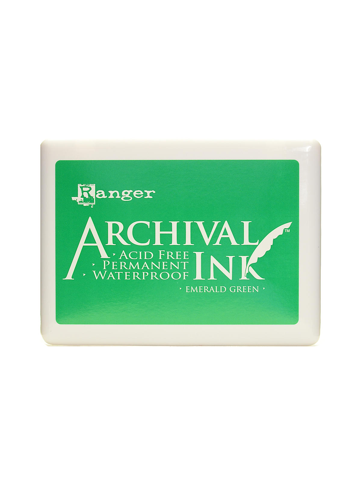 Archival Ink emerald green 5 in. x 6 1 2 in. pad