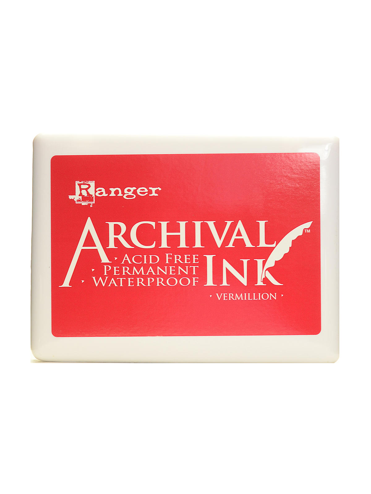 Archival Ink vermillion 5 in. x 6 1 2 in. pad
