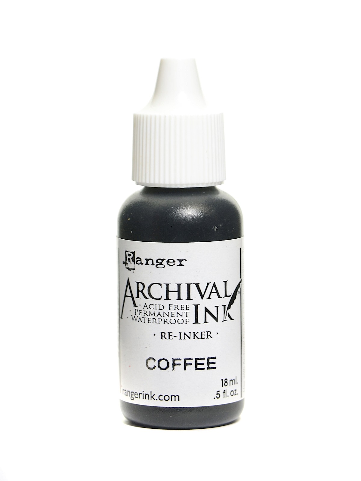 Archival Ink coffee 0.5 oz. re-inker bottle