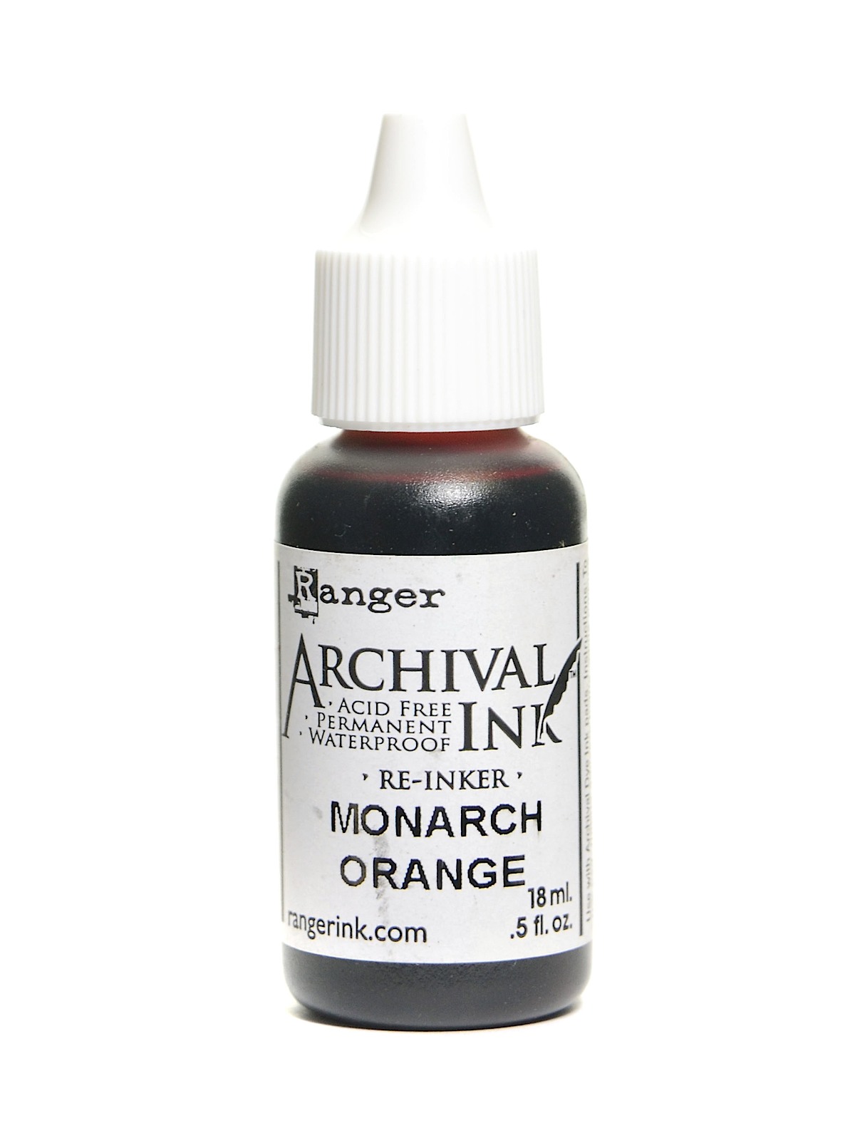 Archival Ink monarch orange 0.5 oz. re-inker bottle