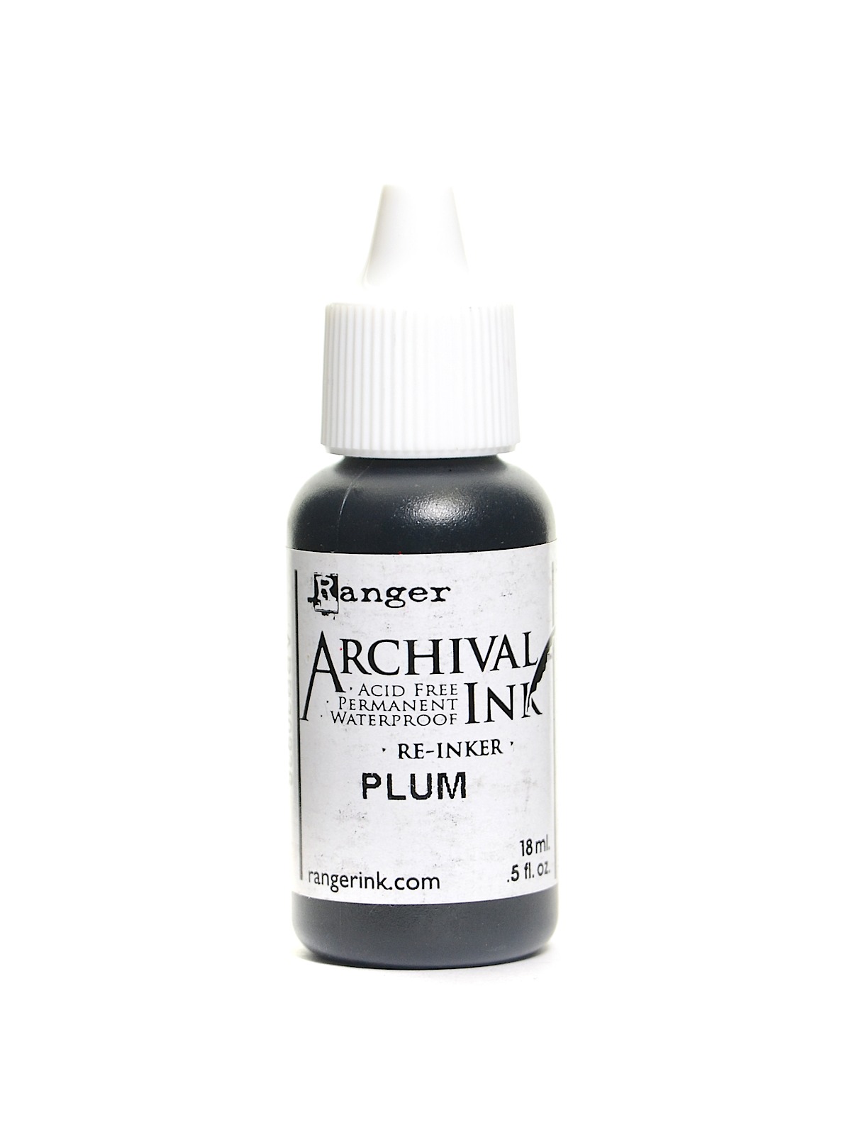 Archival Ink plum 0.5 oz. re-inker bottle