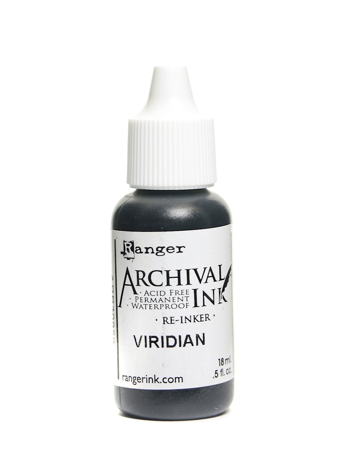 Archival Ink viridian 0.5 oz. re-inker bottle