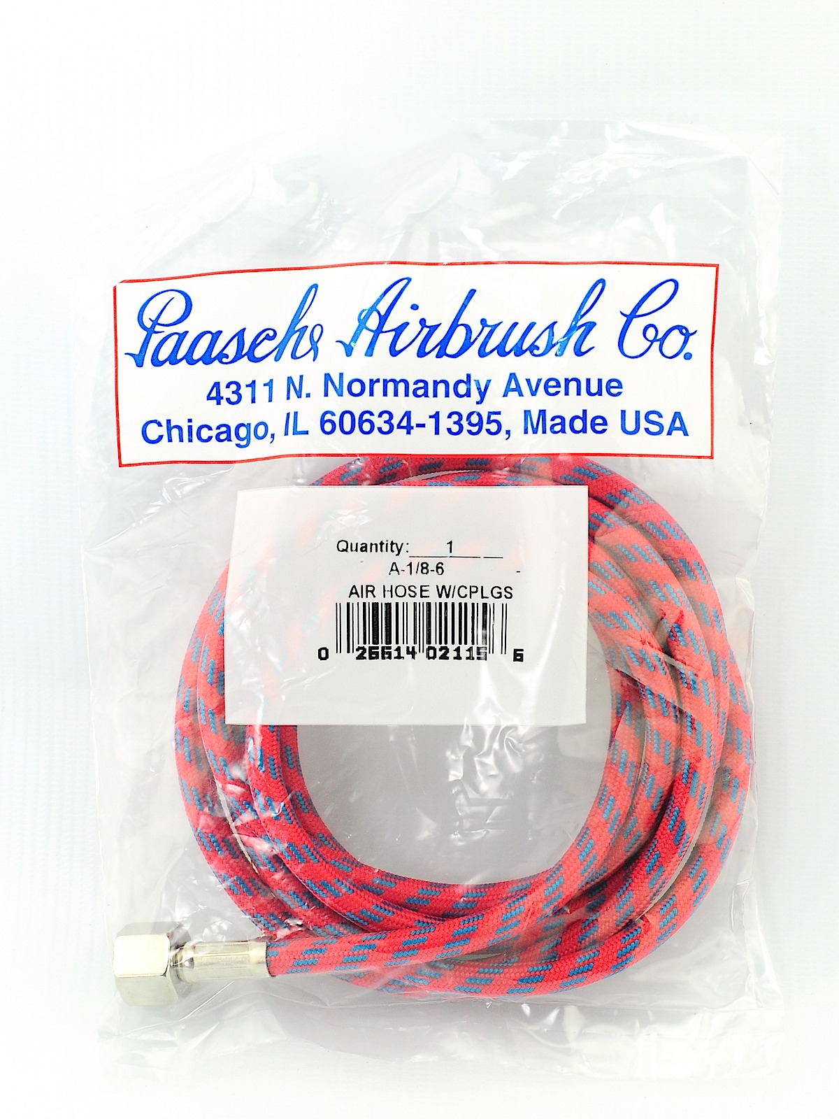 Braided Air Hose 6 ft. x 1 8 in.