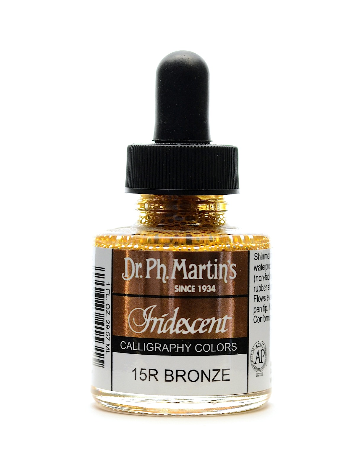 Iridescent Calligraphy Colors 1 oz. bronze