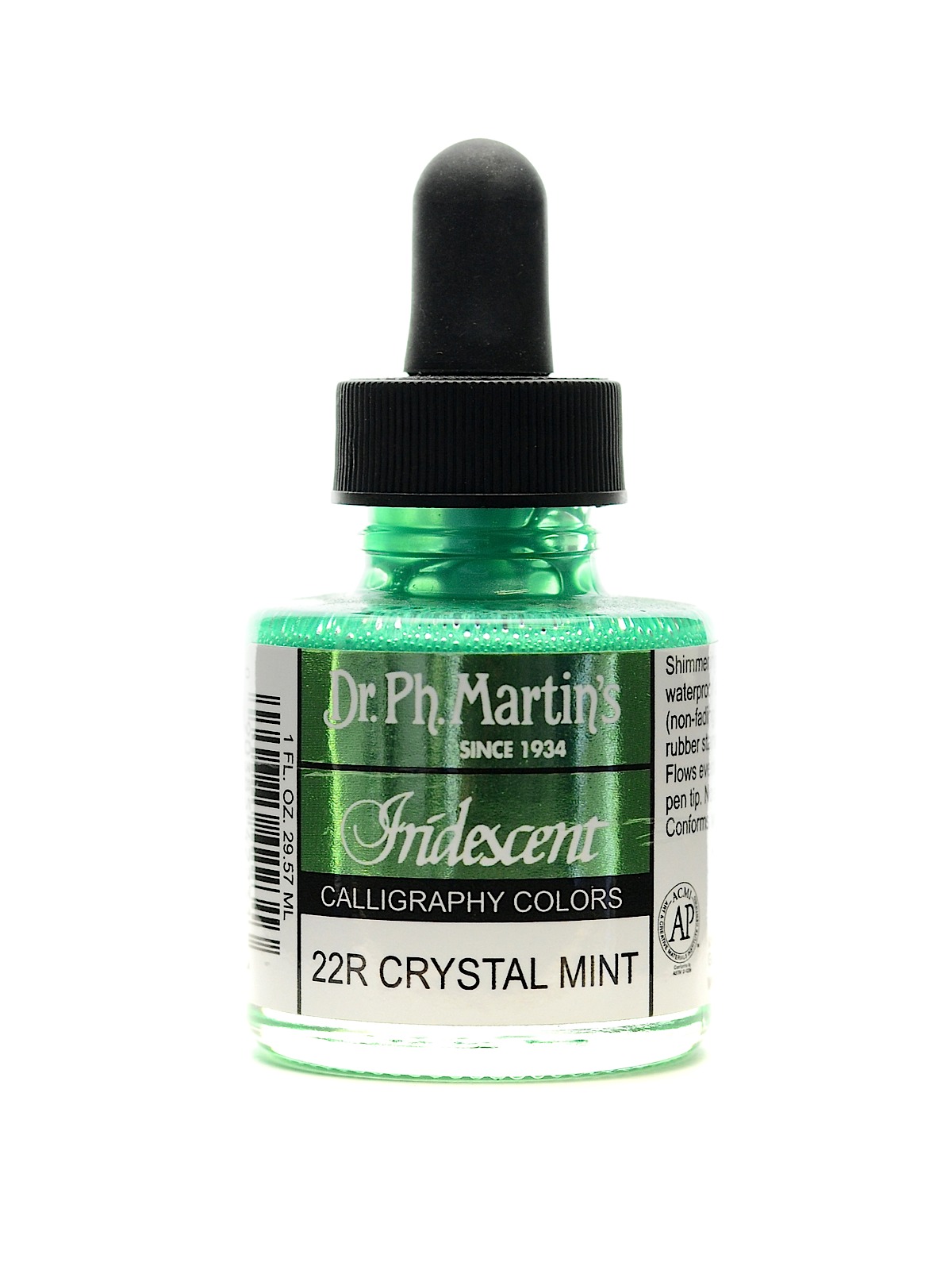 Iridescent Calligraphy Colors 1 Oz. Crystal Mint