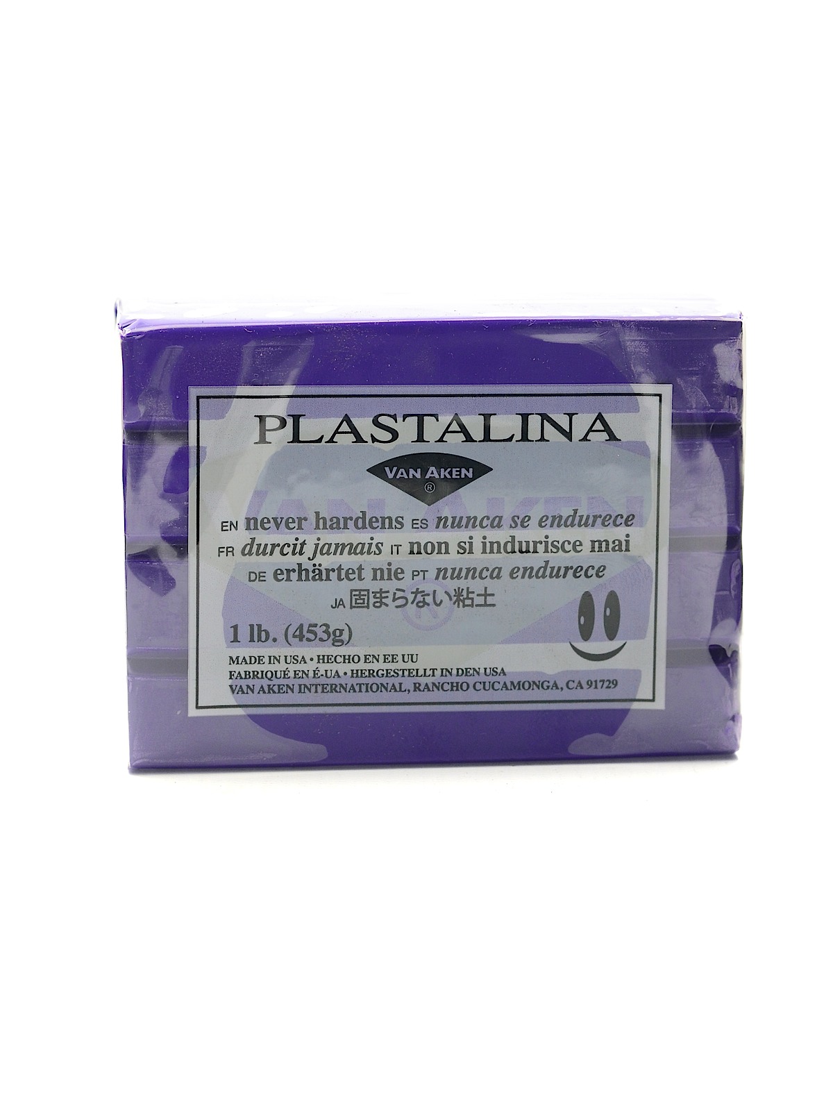Plastalina Modeling Clay Violet 1 Lb. Bar