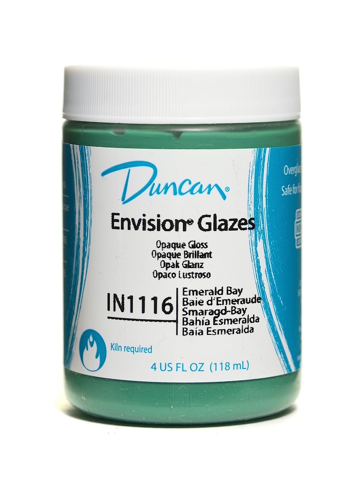 Envision Glazes Emerald Bay Opaque 4 Oz.