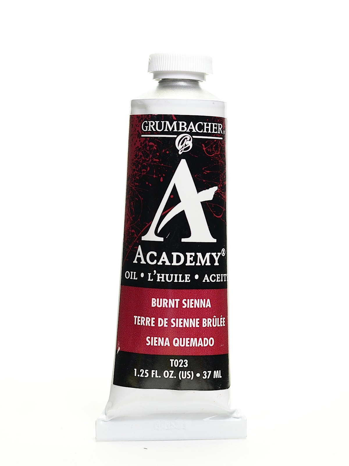Academy Oil Colors burnt sienna 1.25 oz.