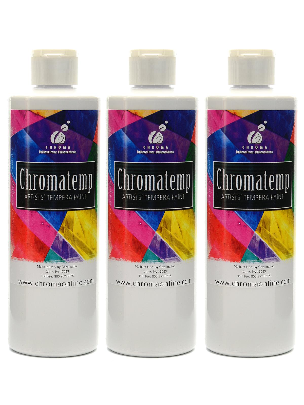 ChromaTemp Artists' Tempera Paint white 16.9 oz.