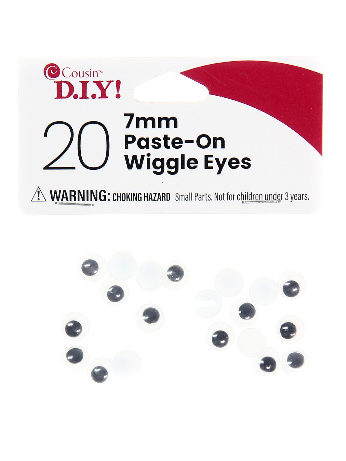 Wiggle Eyes 7 mm pack of 20