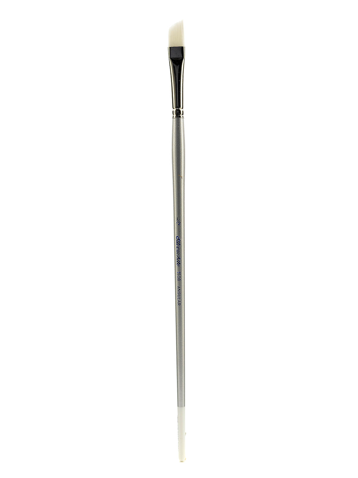 Silverwhite Series Synthetic Brushes Long Handle 1 2 in. angular