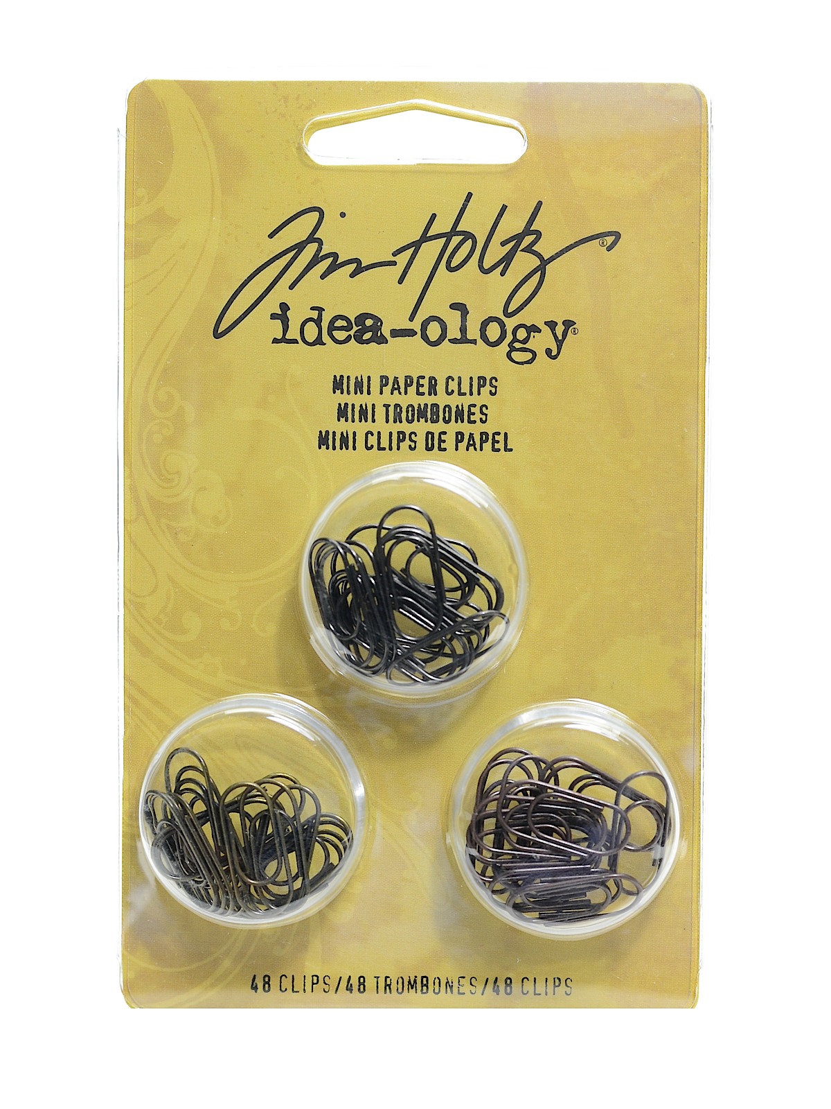 Idea-ology Fasteners pack of 48 mini paper clips