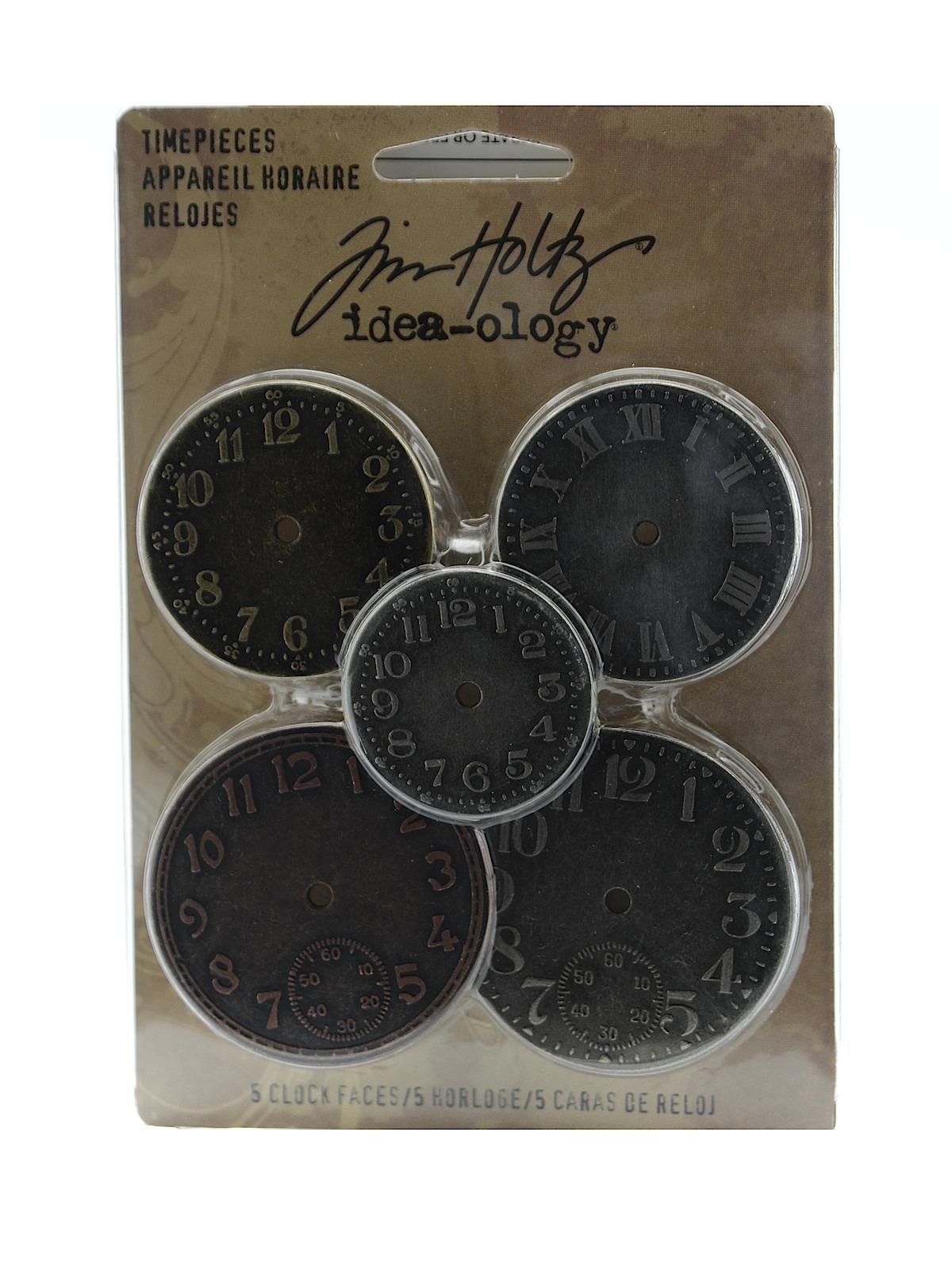 Idea-ology Findings Timepieces-watch Faces Pack Of 5