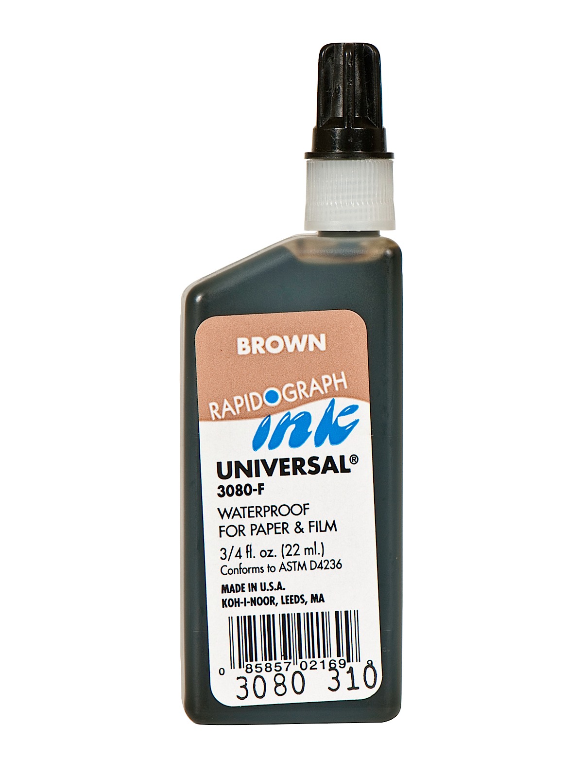 Technical Inks Universal Drawing Ink Brown 3 4 Oz.