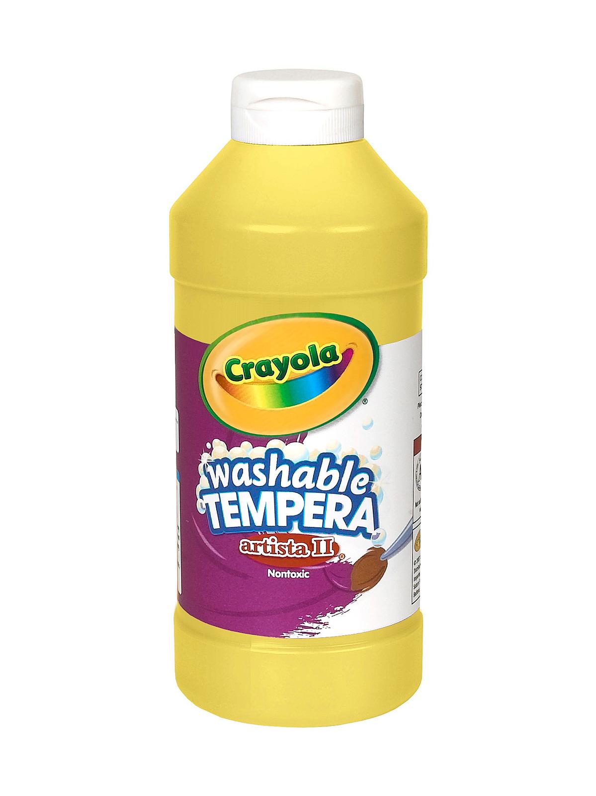 Artista II Liquid Tempera Paint yellow 16 oz.