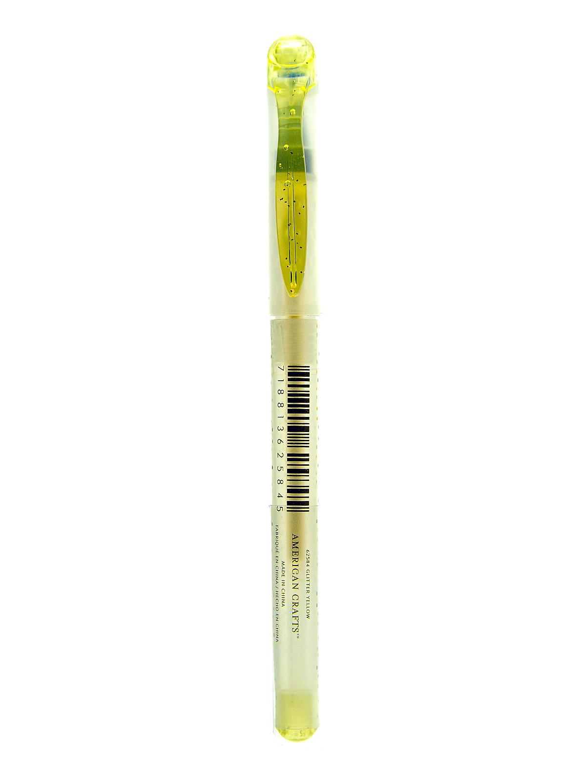 Candy Shop Pens glitter yellow