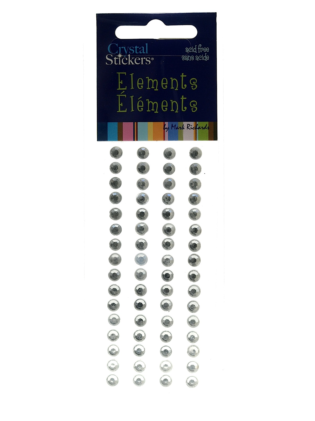 Crystal Stickers Elements clear 5 mm