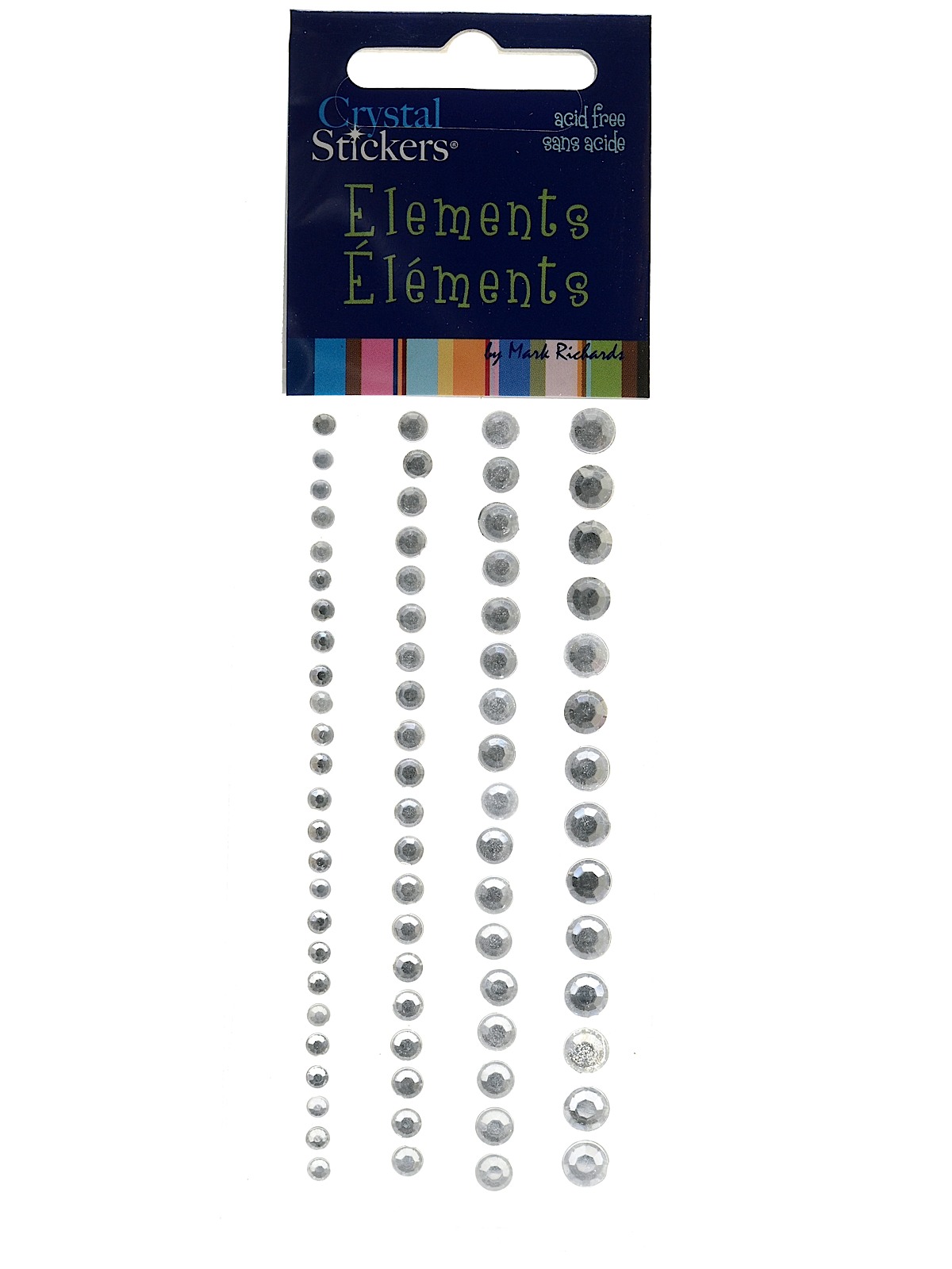 Crystal Stickers Elements clear variety