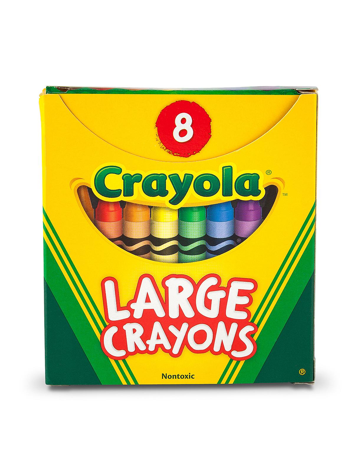 Large Crayons Box Of 8