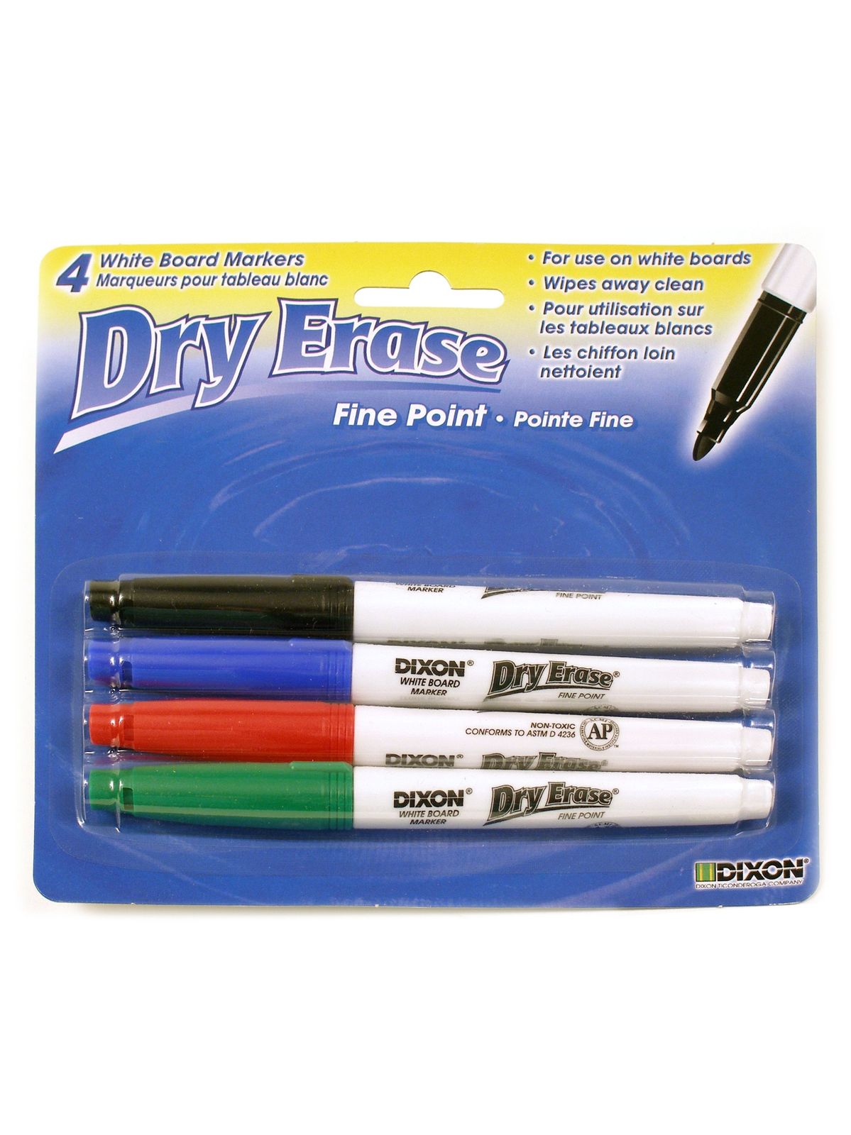 Fine Tip Dry Erase Marker Set Set Of 4