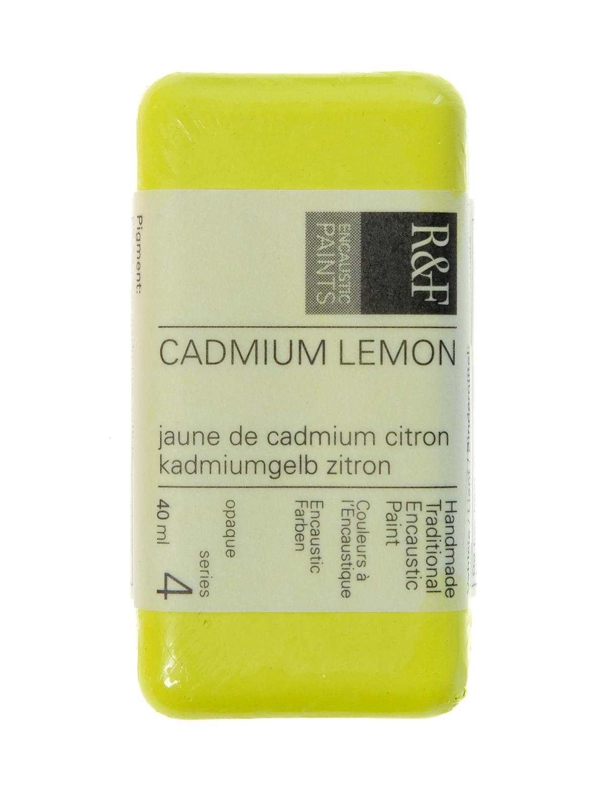 Encaustic Paint cadmium lemon 40 ml