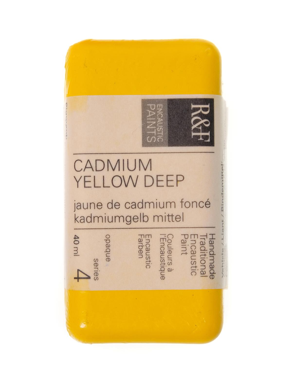 Encaustic Paint cadmium yellow deep 40 ml
