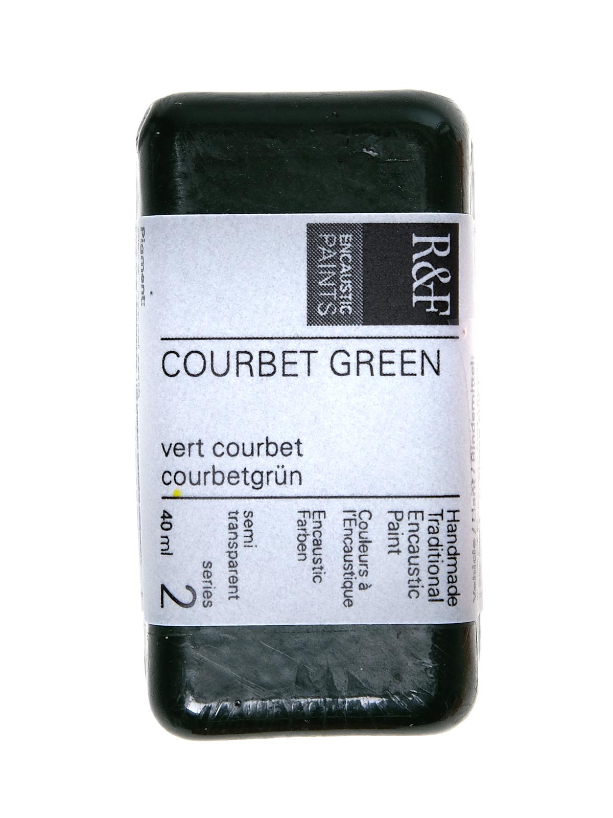 Encaustic Paint courbet green 40 ml