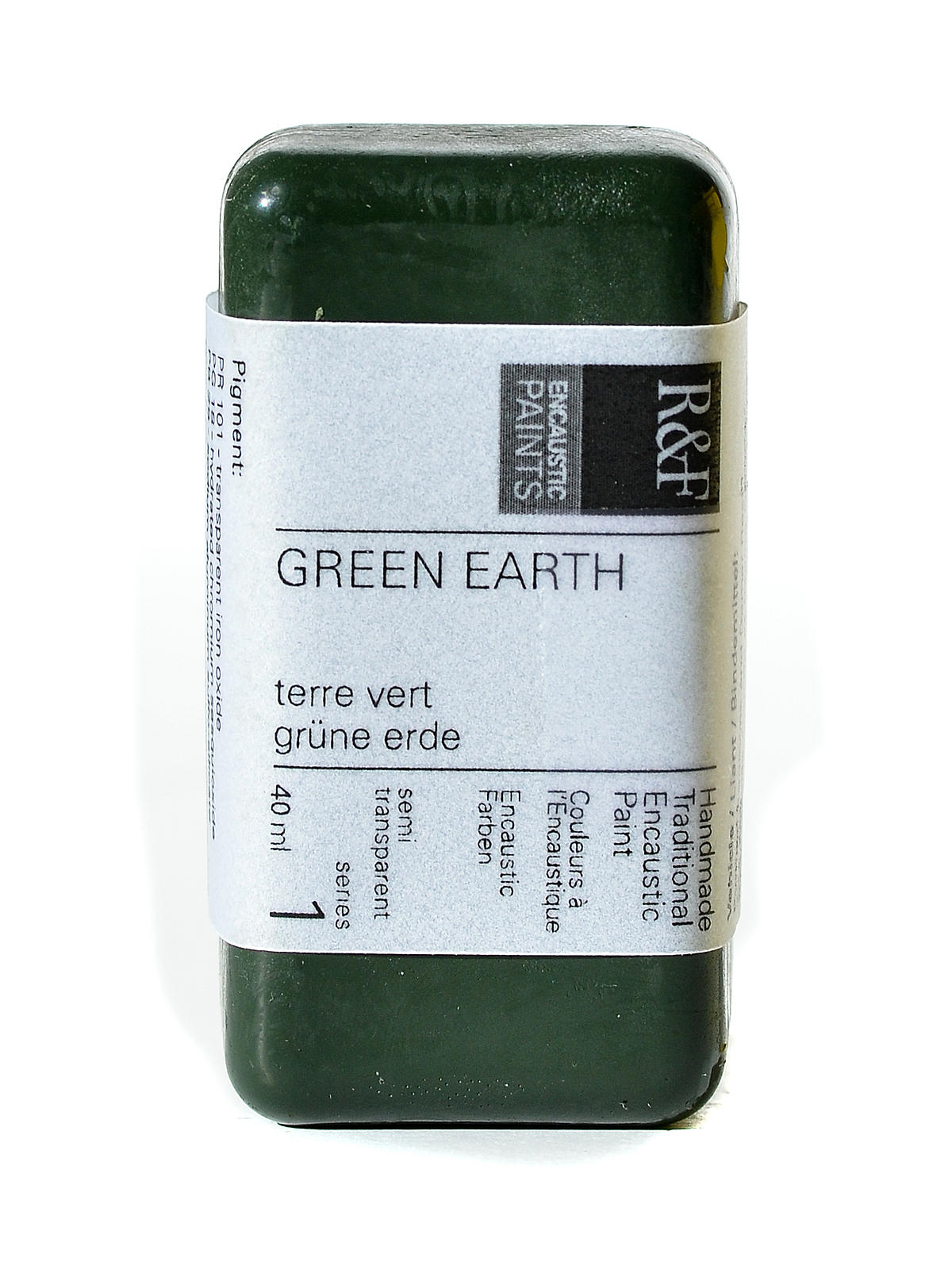 Encaustic Paint green earth 40 ml