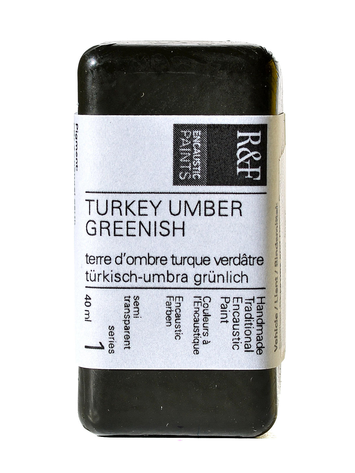 Encaustic Paint turkey umber greenish 40 ml
