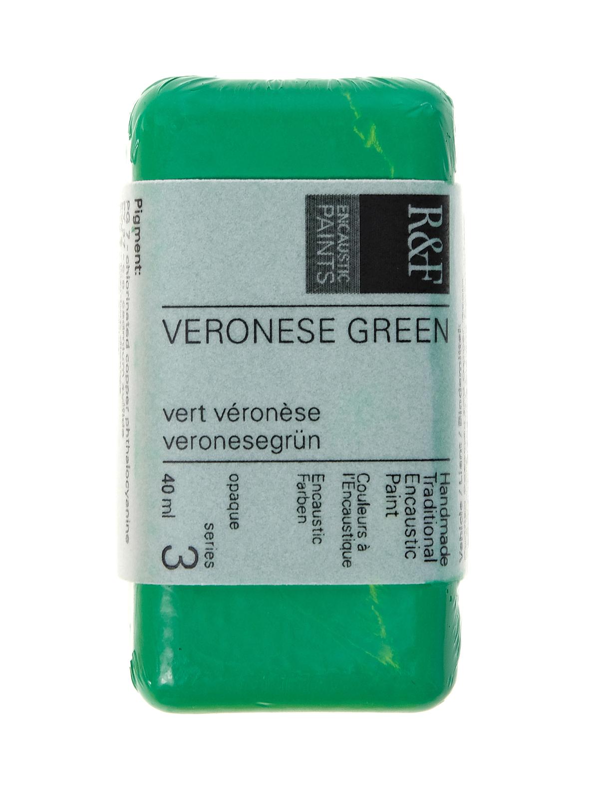 Encaustic Paint Veronese green 40 ml