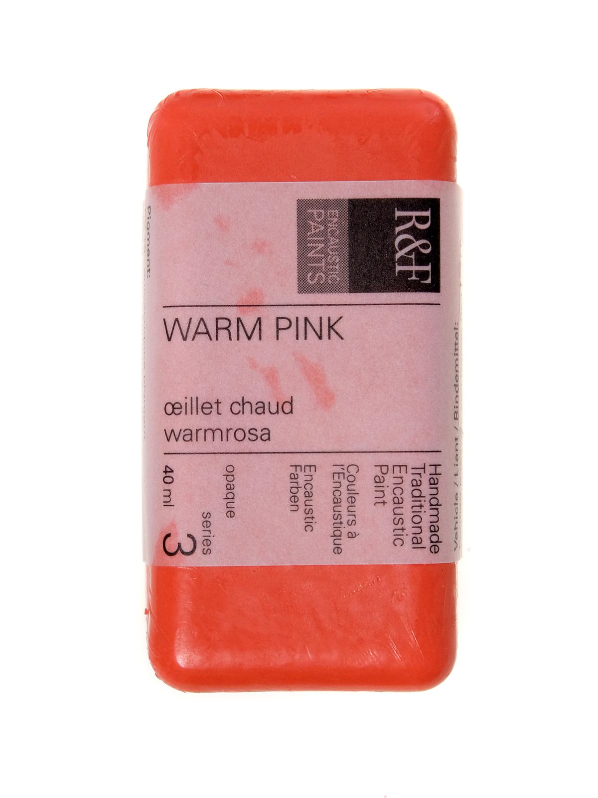 Encaustic Paint warm pink 40 ml