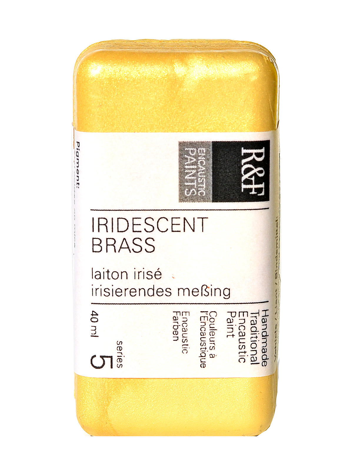 Encaustic Paint iridescent brass 40 ml