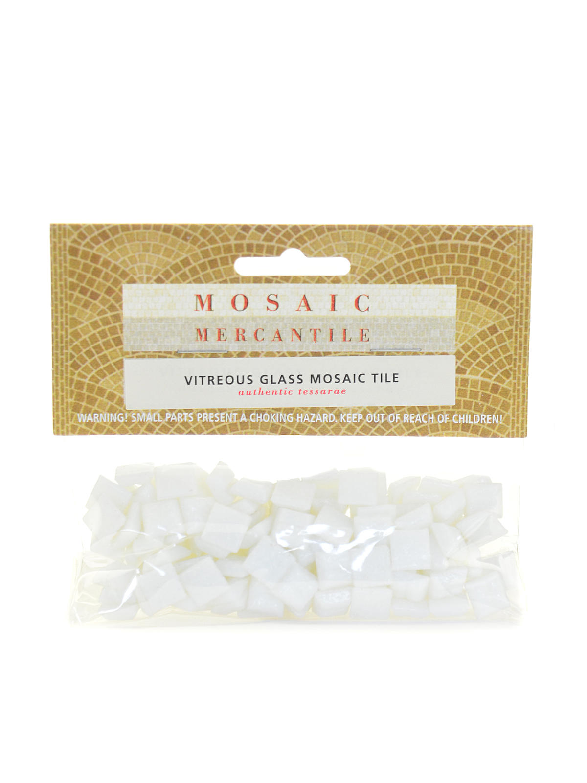 Solid Color Vitreous Glass Mosaic Tile White 3 8 In. 1 6 Lb. Bag