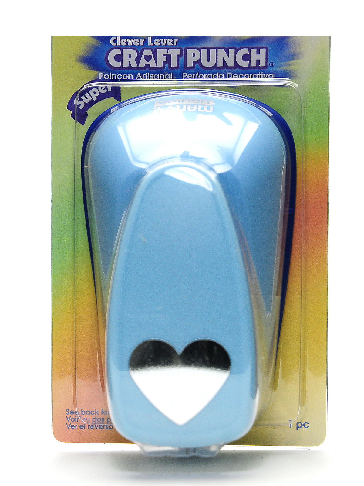 Clever Lever Super Jumbo Craft Punch heart