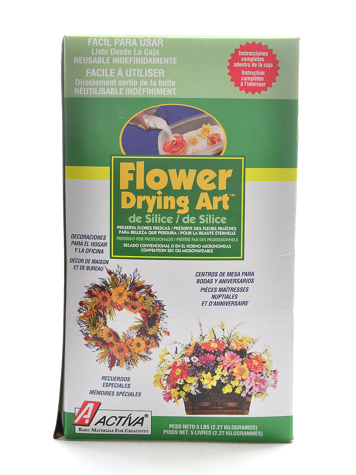 Flower Art Silica Gel 5 lb. can