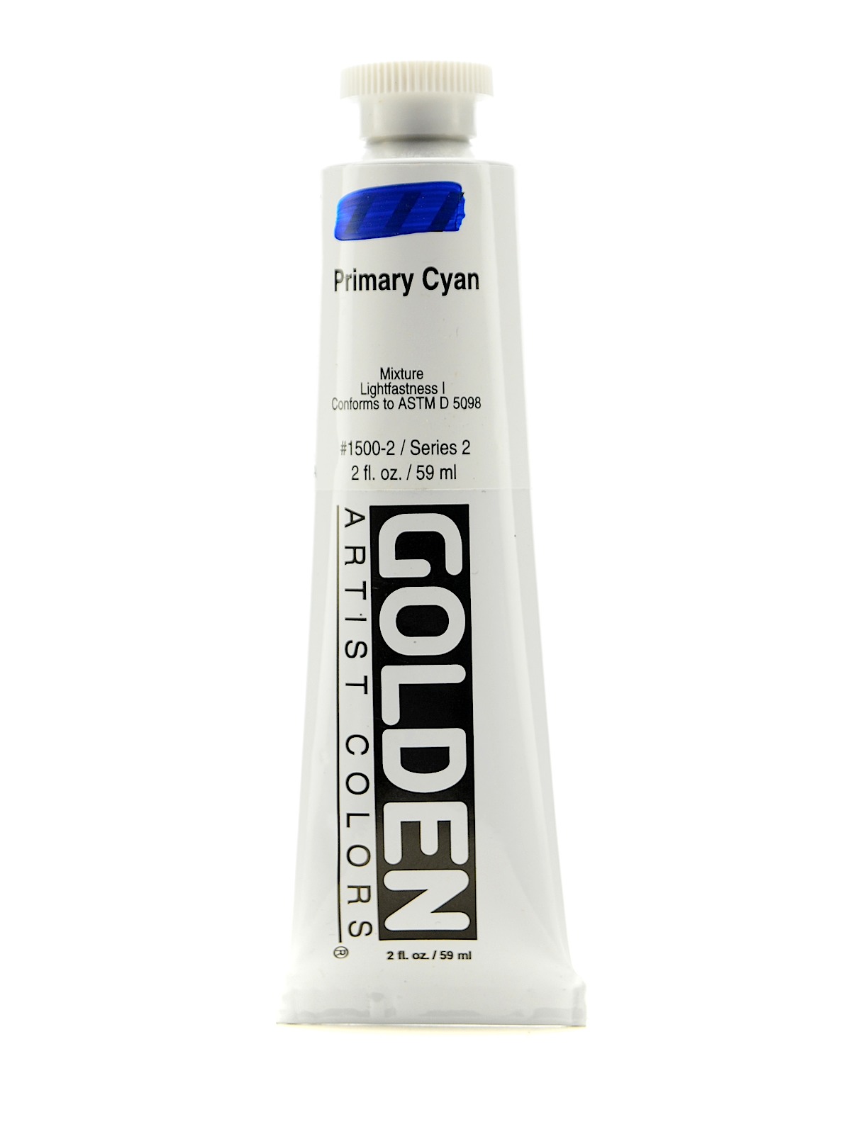 Heavy Body Acrylics primary cyan 2 oz.