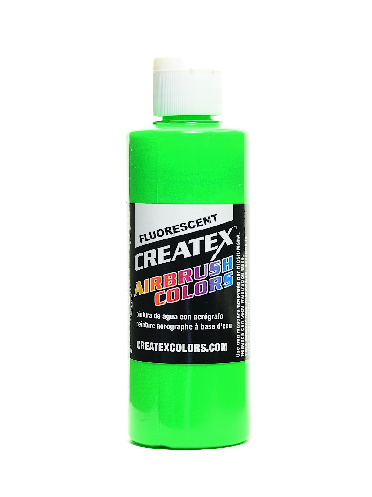 Airbrush Colors fluorescent green 4 oz.