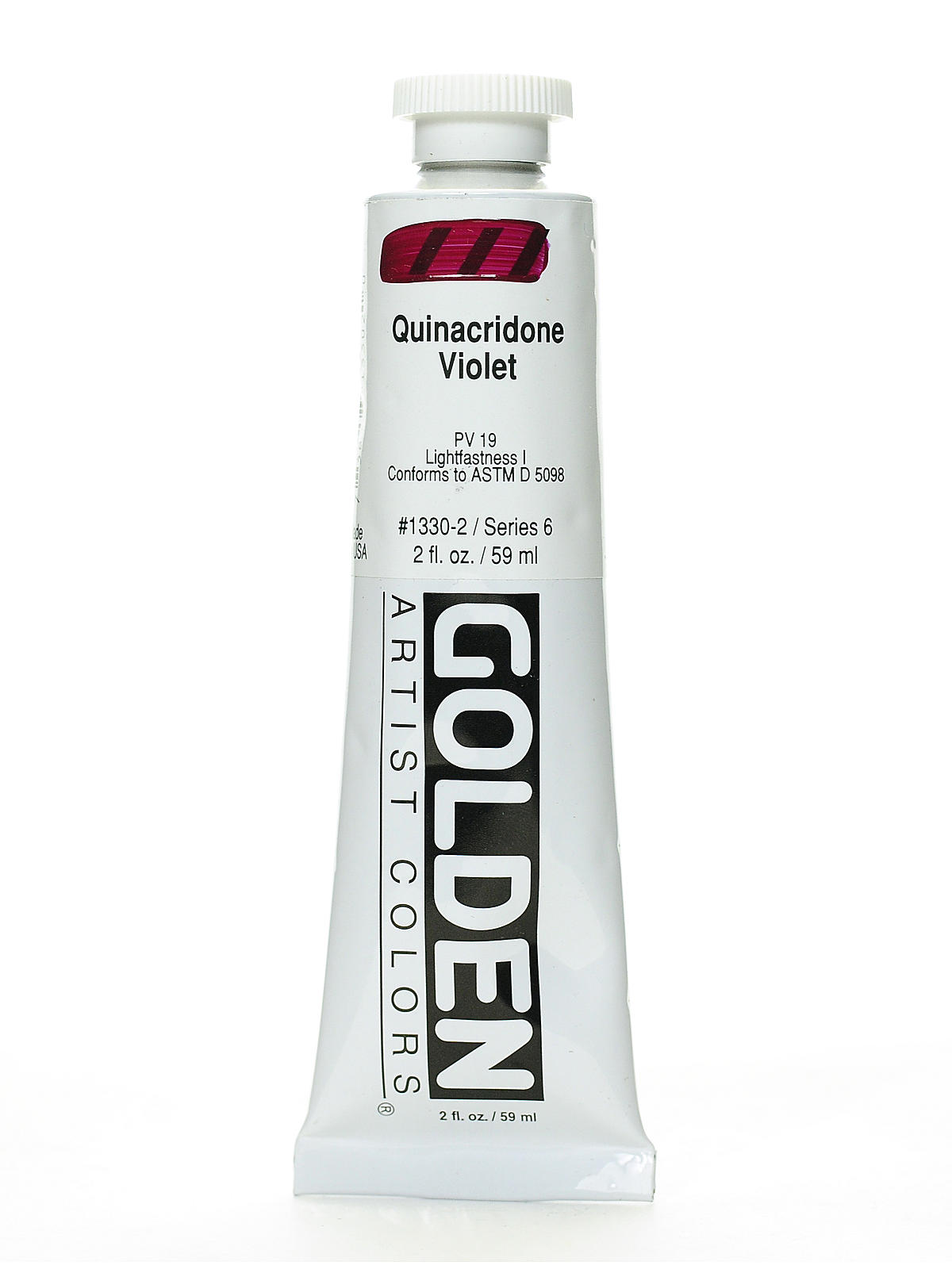 Heavy Body Acrylics quinacridone violet 2 oz.
