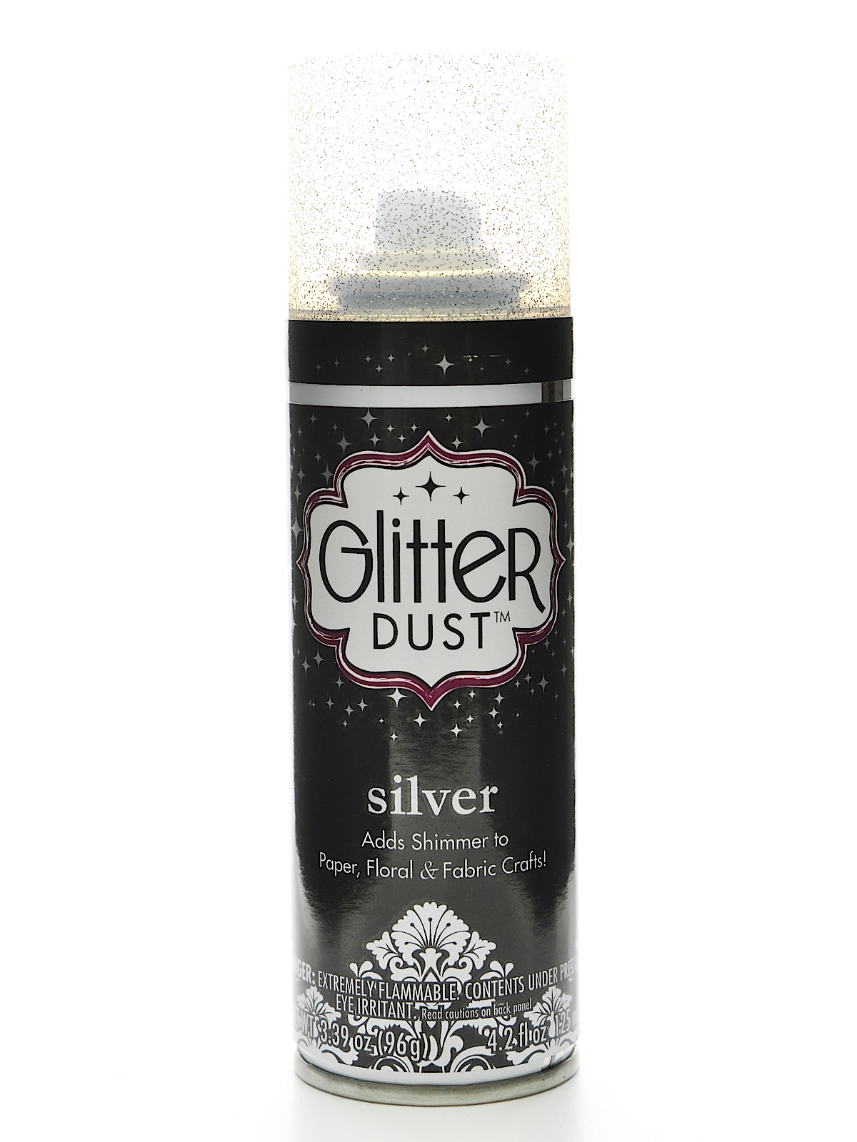 Glitter Dust Ultra Fine Spray Silver 3.39 Oz.