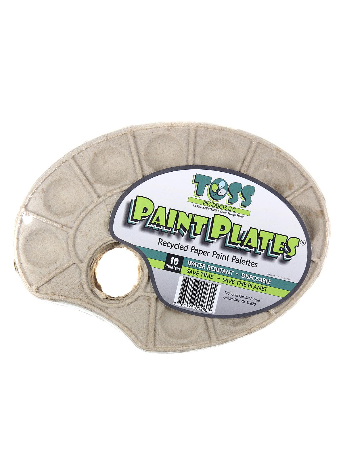 Paint Plates 6 1 2 In. X 9 In. Pack Of 10