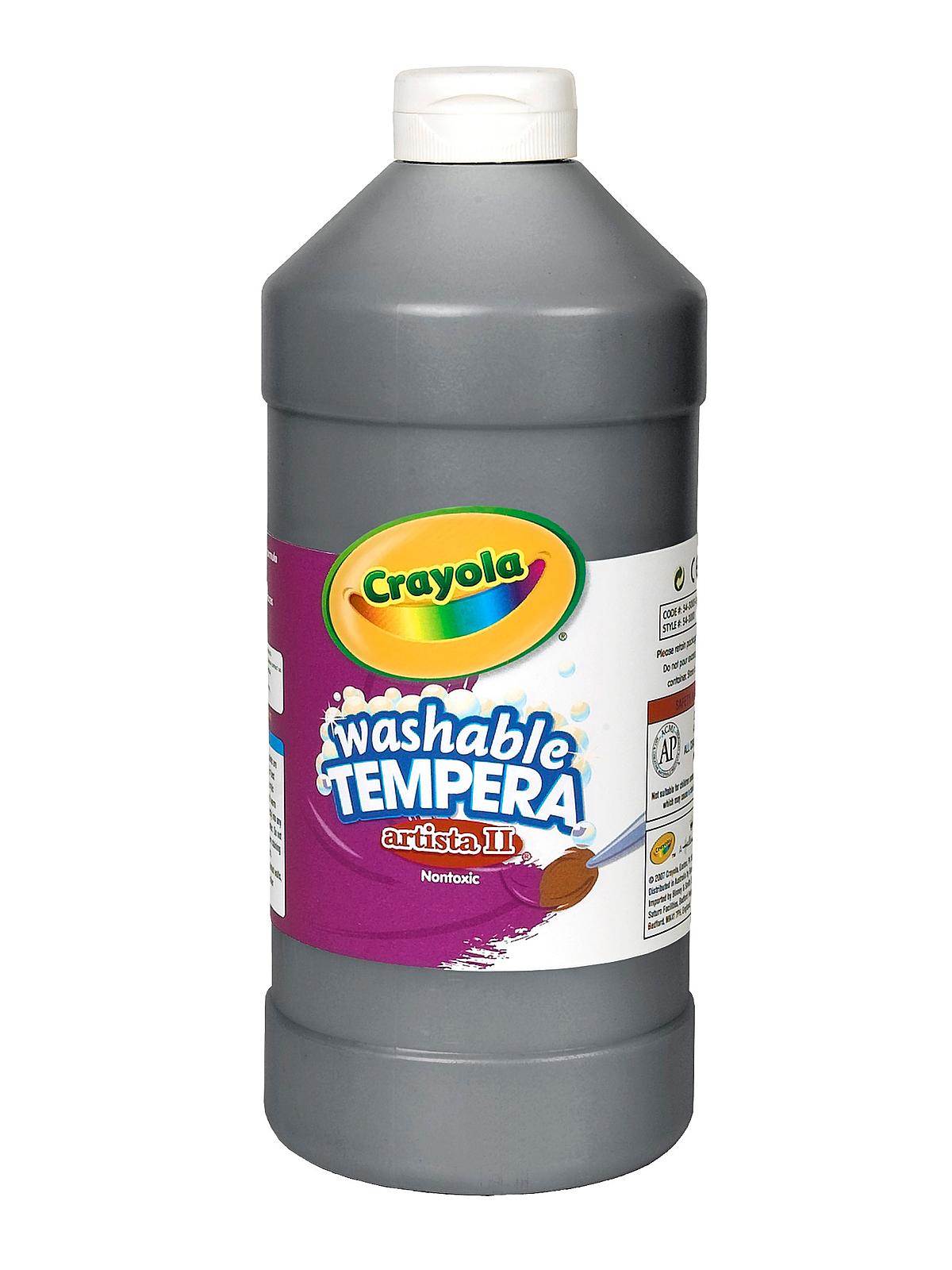 Artista Ii Liquid Tempera Paint Black 32 Oz.