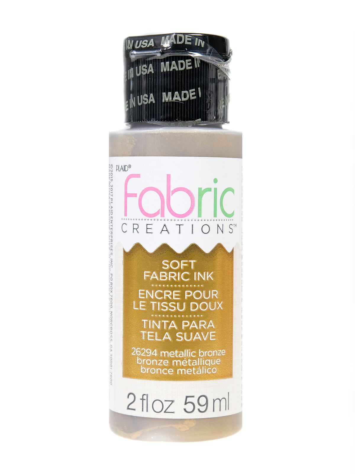 SoSoft Fabric Ink metallic bronze 2 oz.