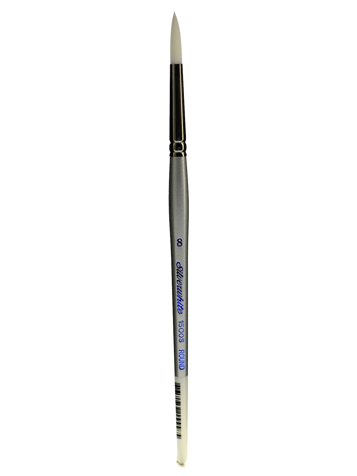 Silverwhite Series Synthetic Brushes Short Handle 8 round