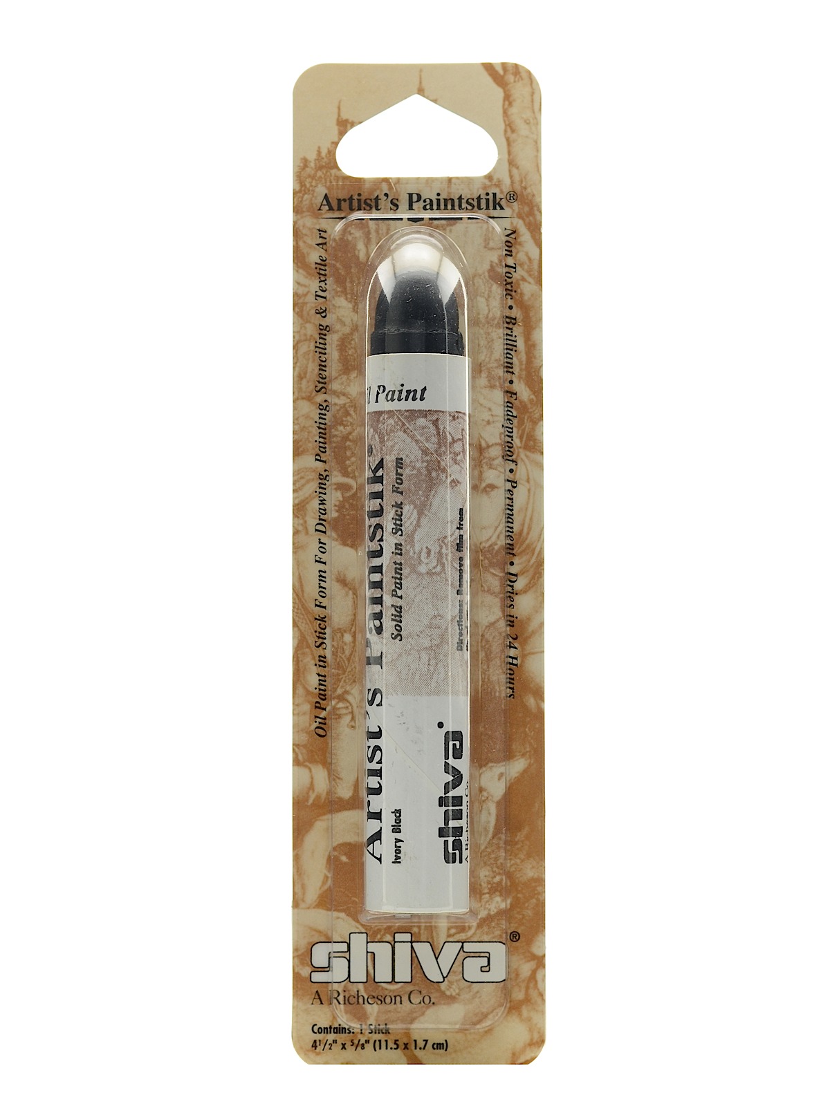 Artist's Paintstik Oil Colors Ivory Black