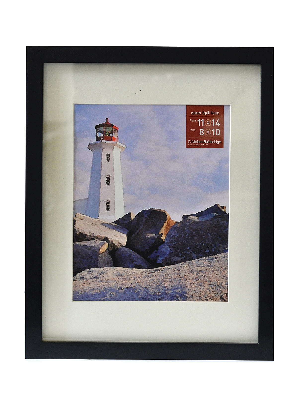 Gallery Wood Frames for Canvas 11 in. x 14 in. black 8 in. x 10 in. opening