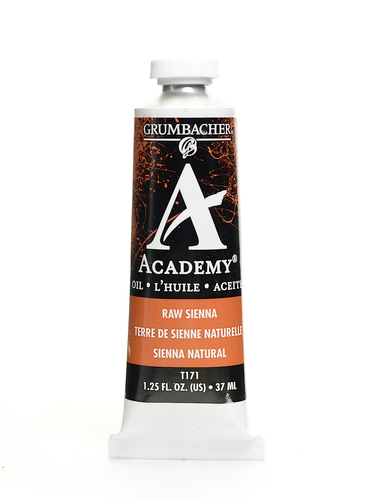 Academy Oil Colors raw sienna 1.25 oz.