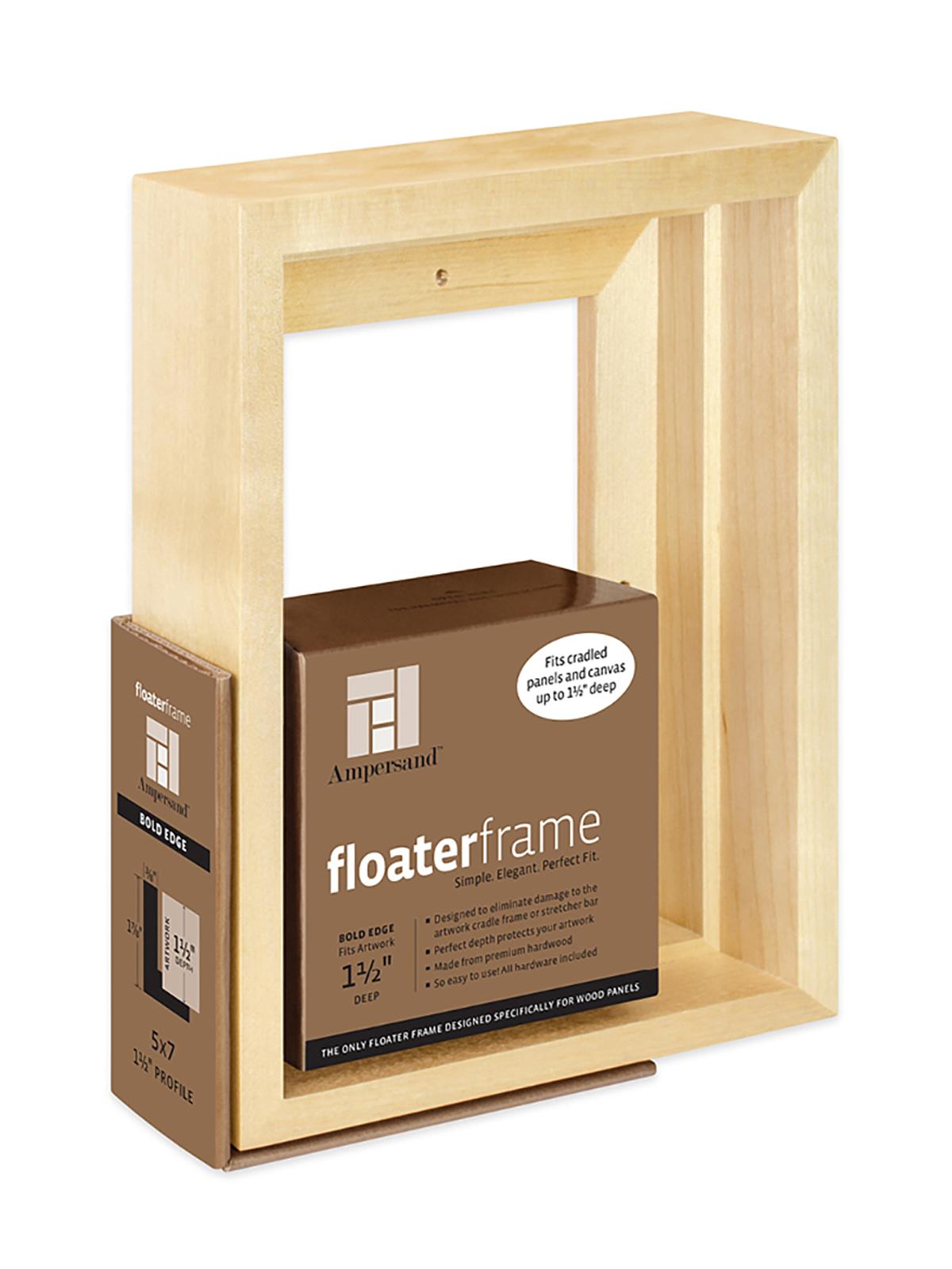 Bold Floaterframes 1 1 2 in. 5 in. x 7 in. maple