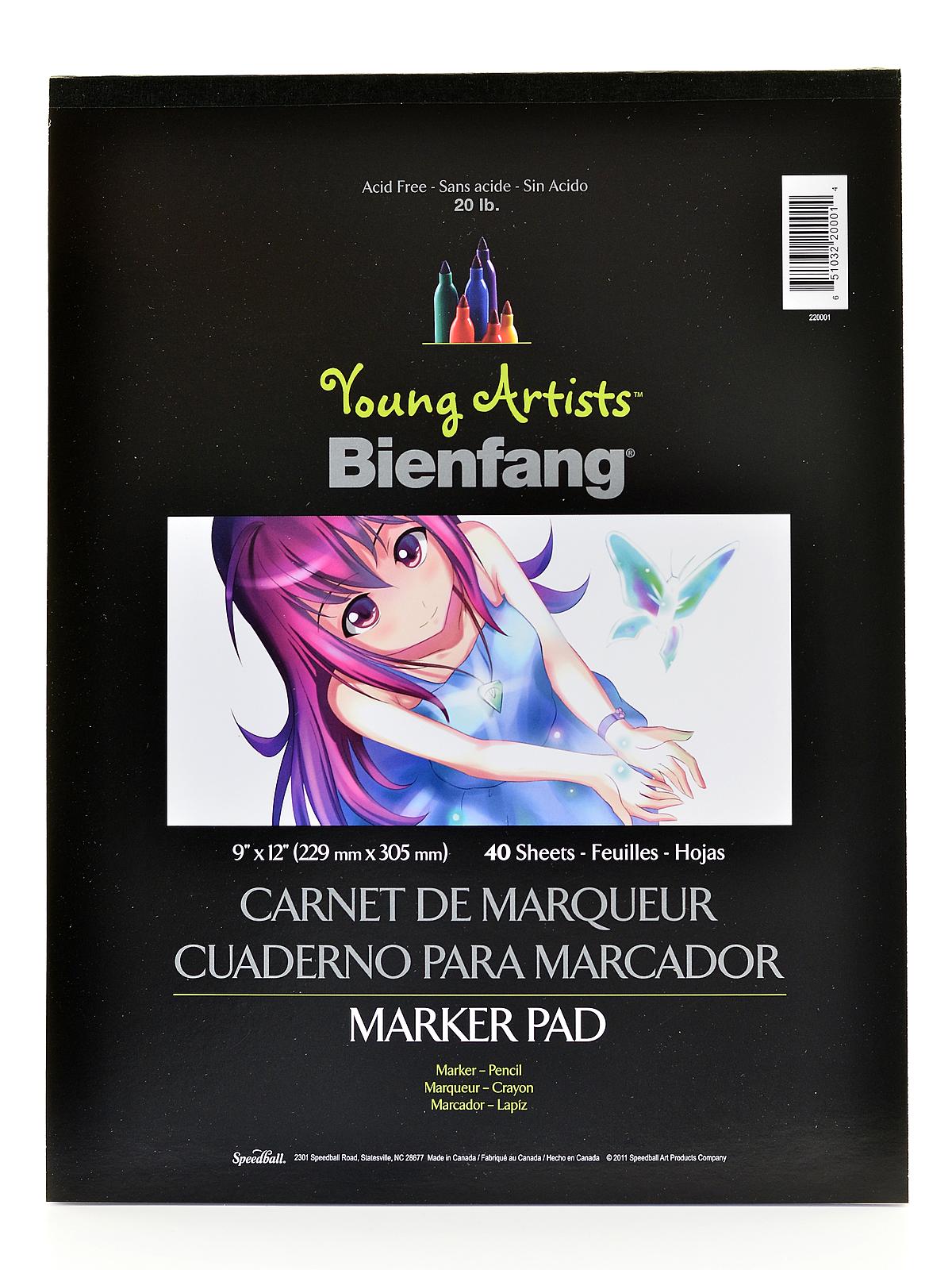 Young Artists Marker Pad 9 In. X 12 In. Pad Of 50 Sheets