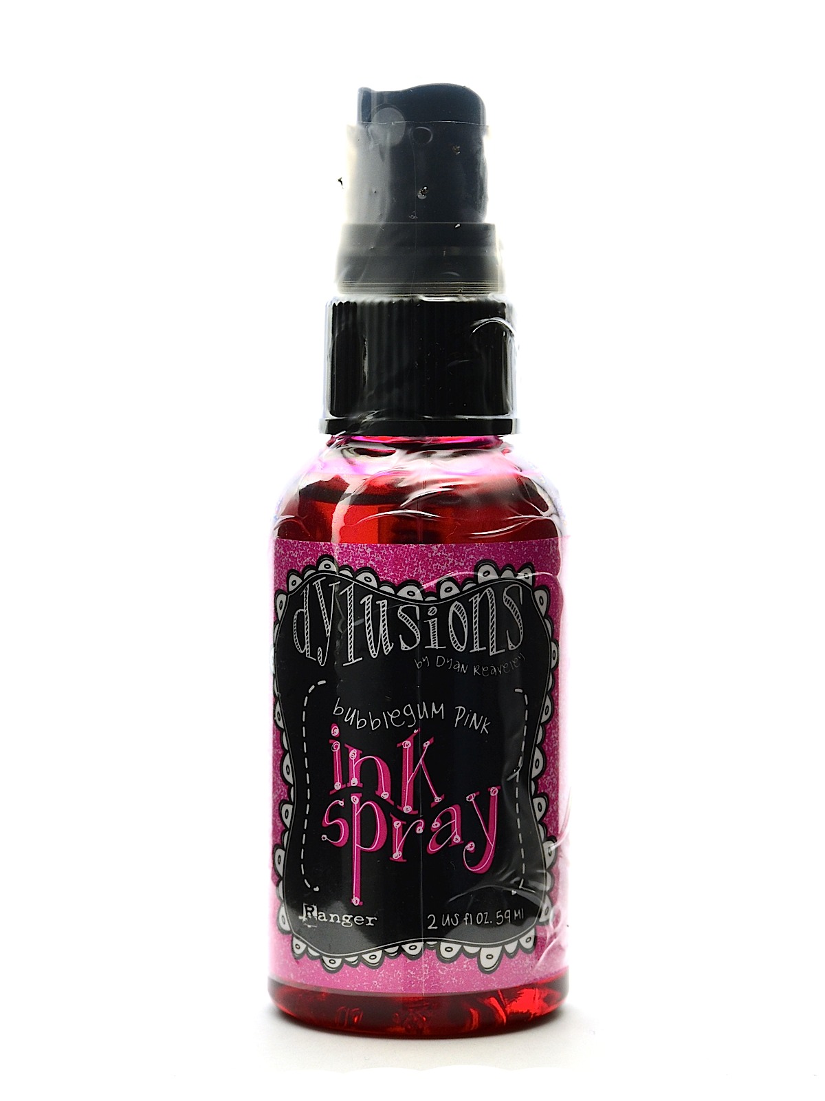 Dylusions Ink Sprays bubblegum pink 2 oz. bottle